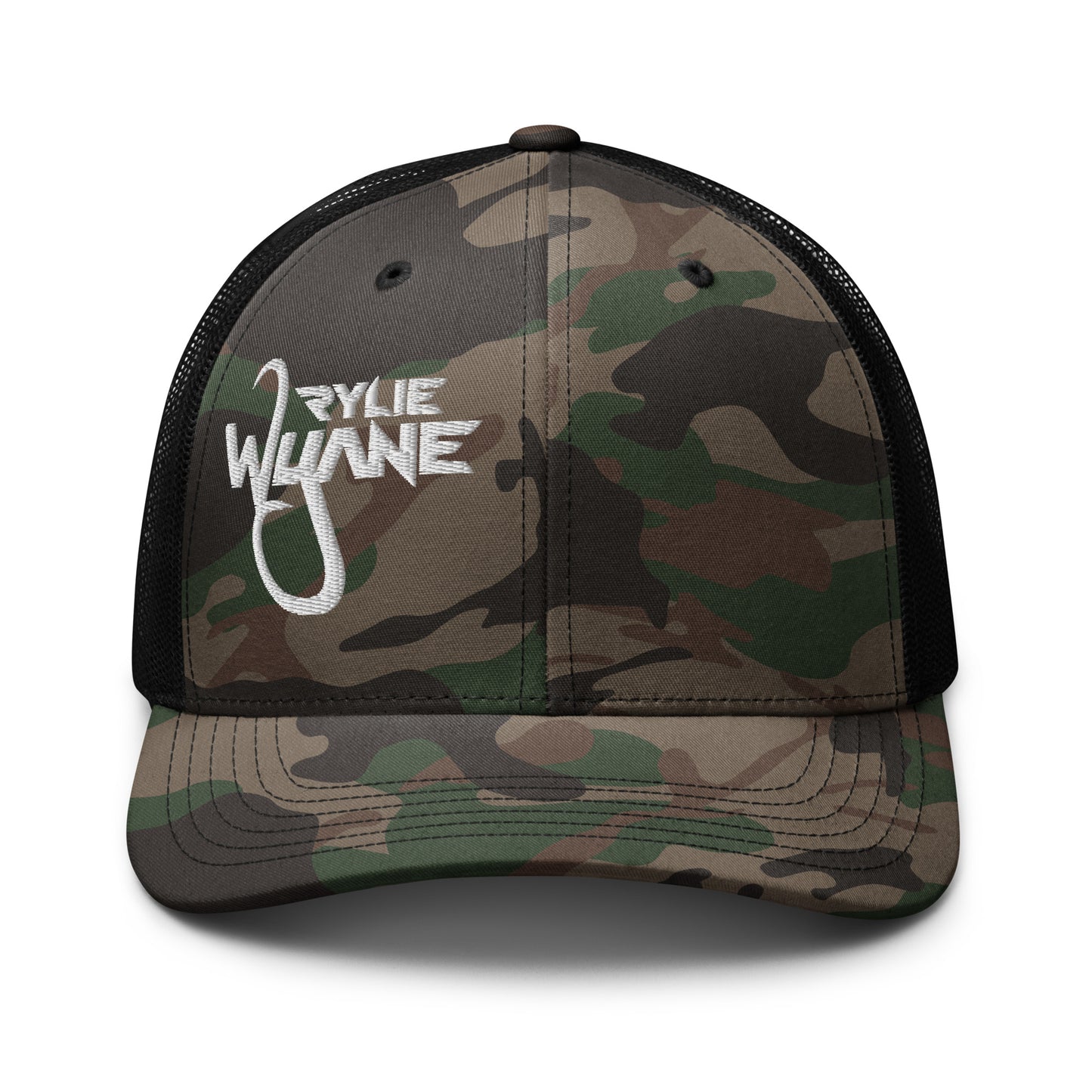 Prairie Punx Camouflage trucker hat