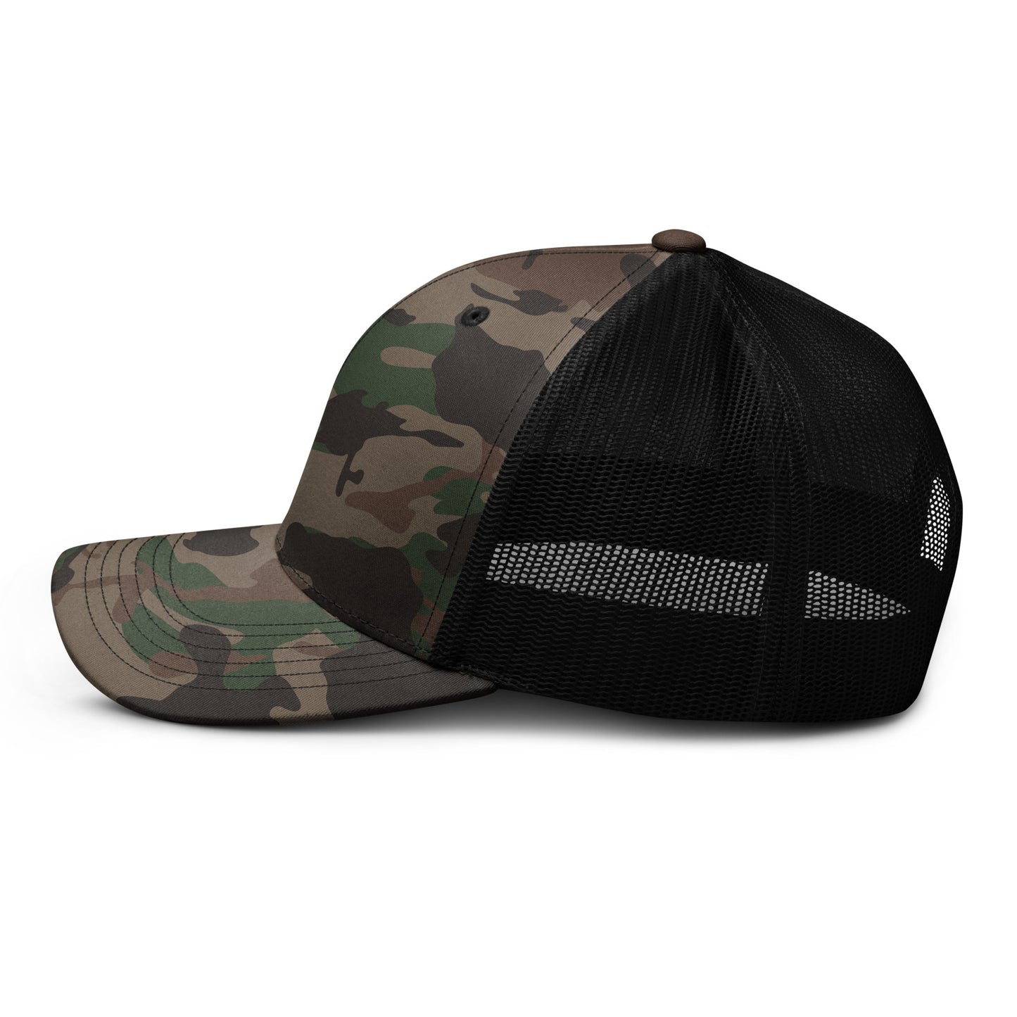 Prairie Punx Camouflage trucker hat