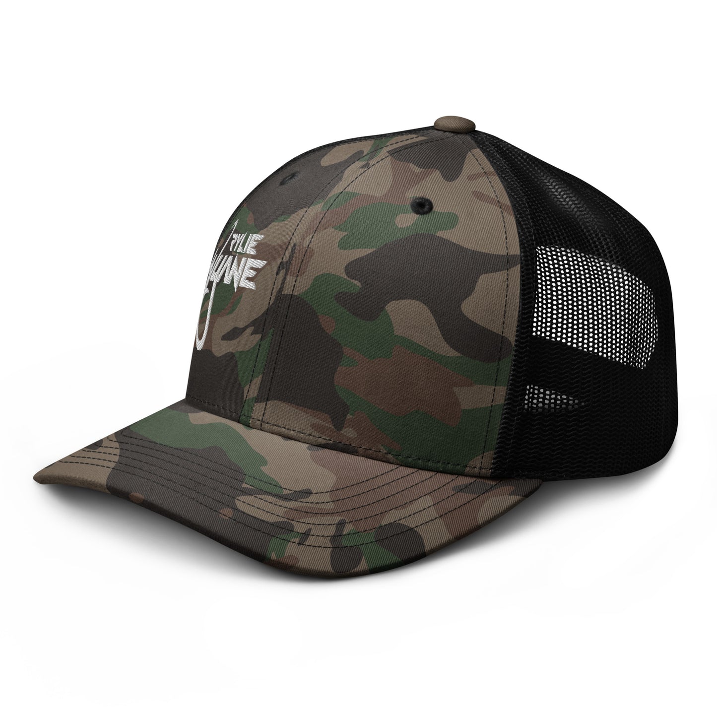 Prairie Punx Camouflage trucker hat