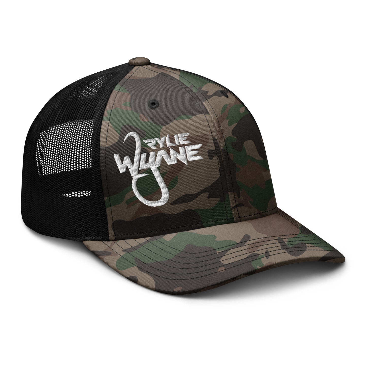 Prairie Punx Camouflage trucker hat