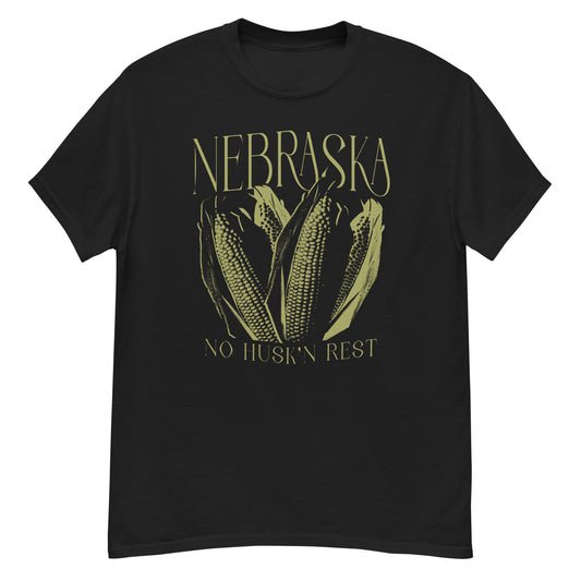 Nebraska No Husk'n Rest Classic Tee