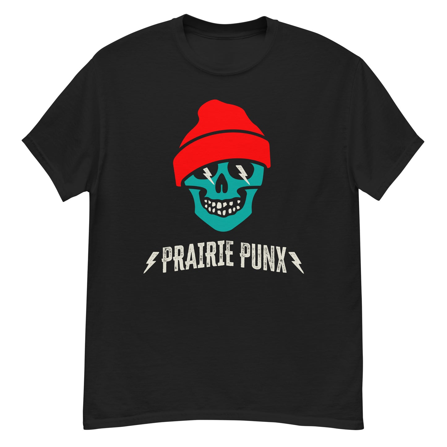 Prairie Punx Stacked Logo Classic Tee