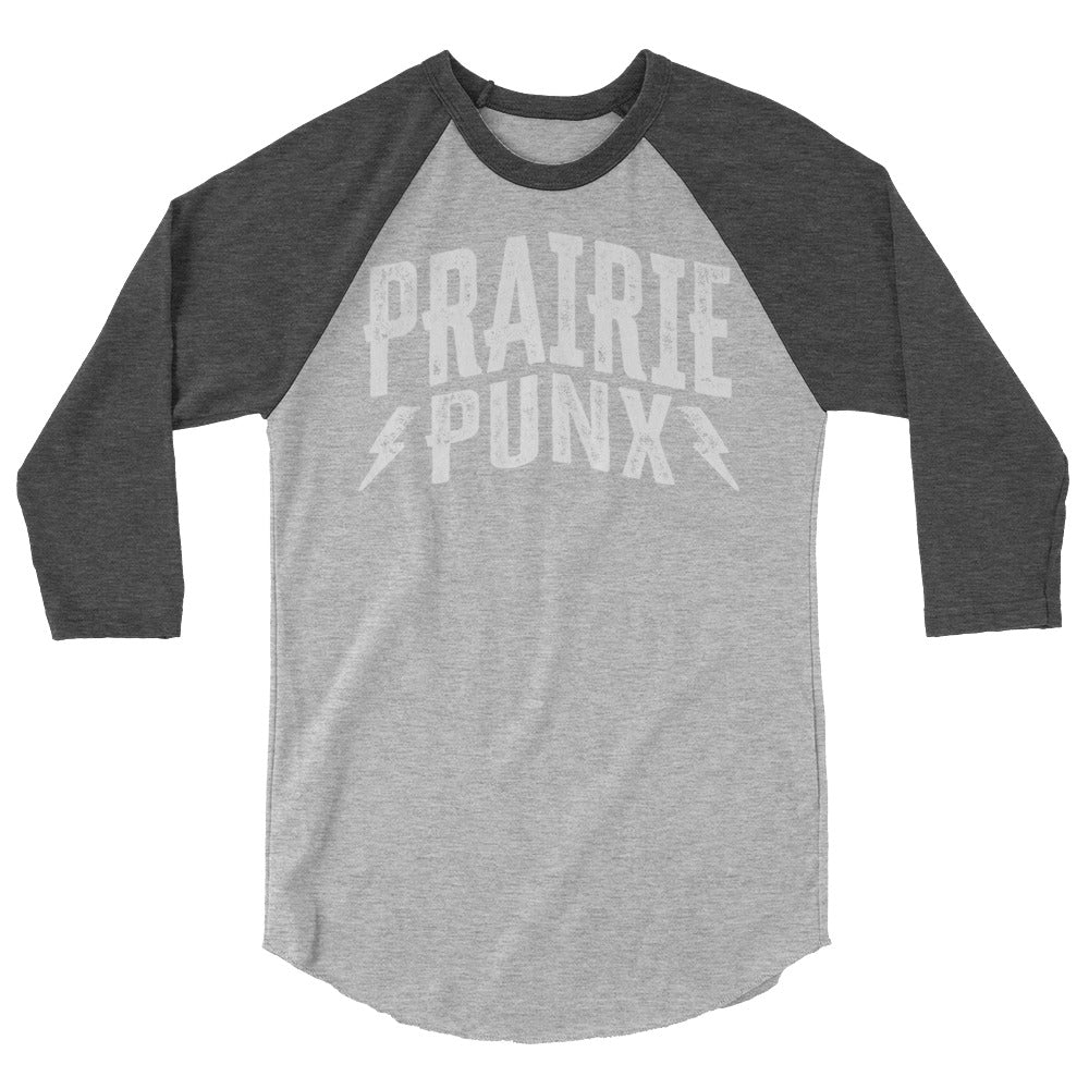 Prairie Punx 3/4 sleeve raglan shirt