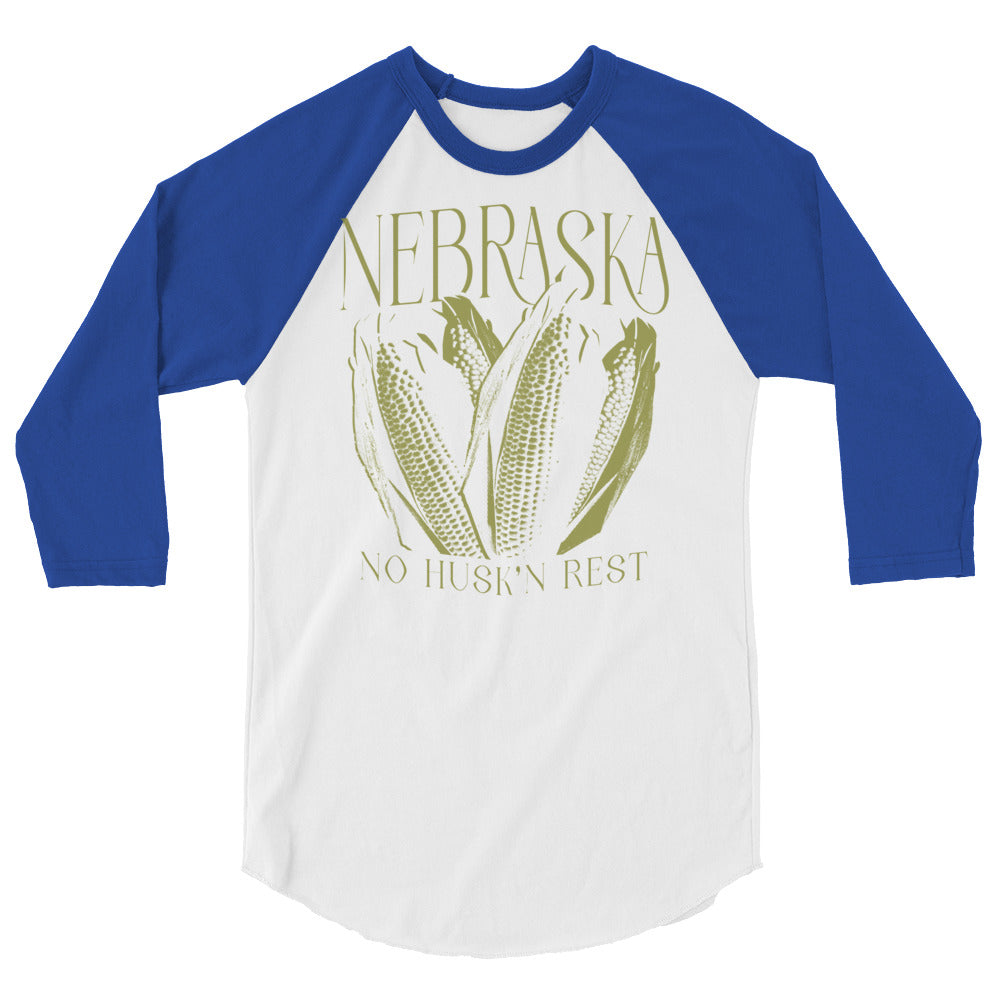 Nebraska No Husk'n Rest Raglan Shirt