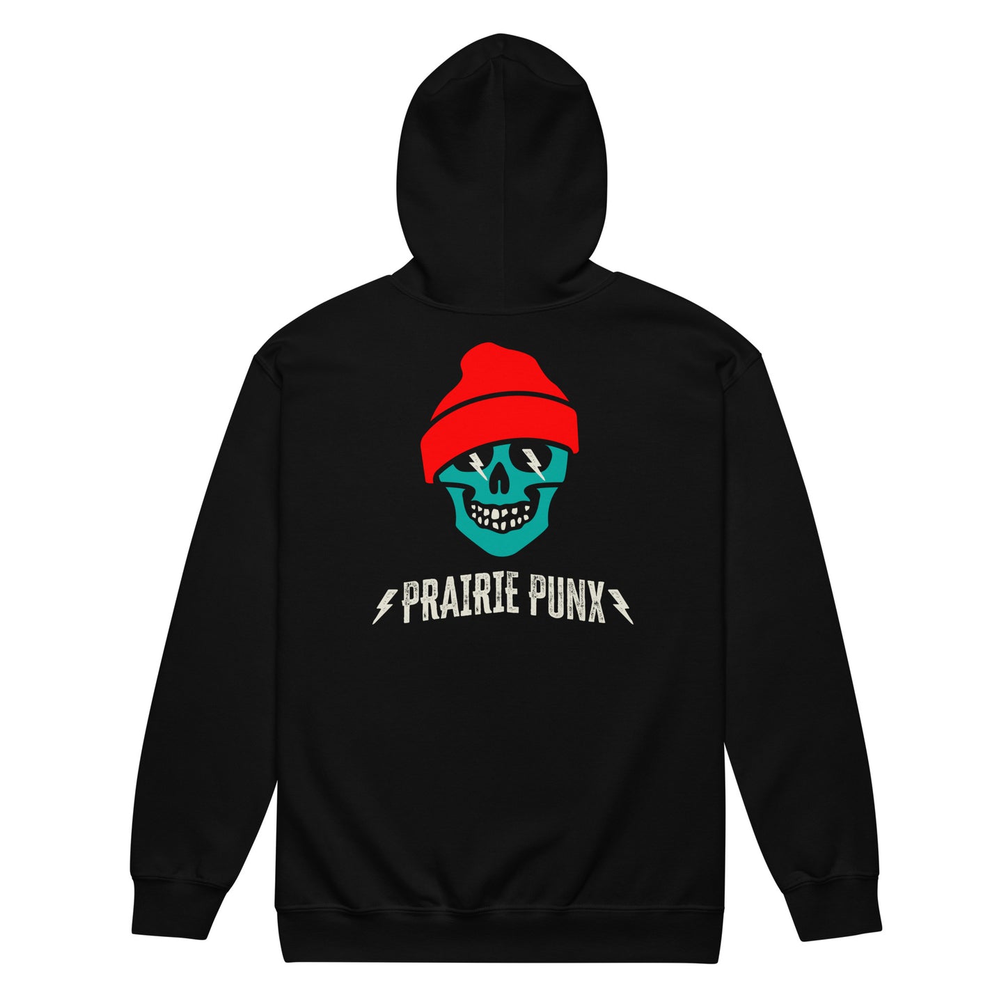 Prairie Punx Stacked Logo Zip hoodie