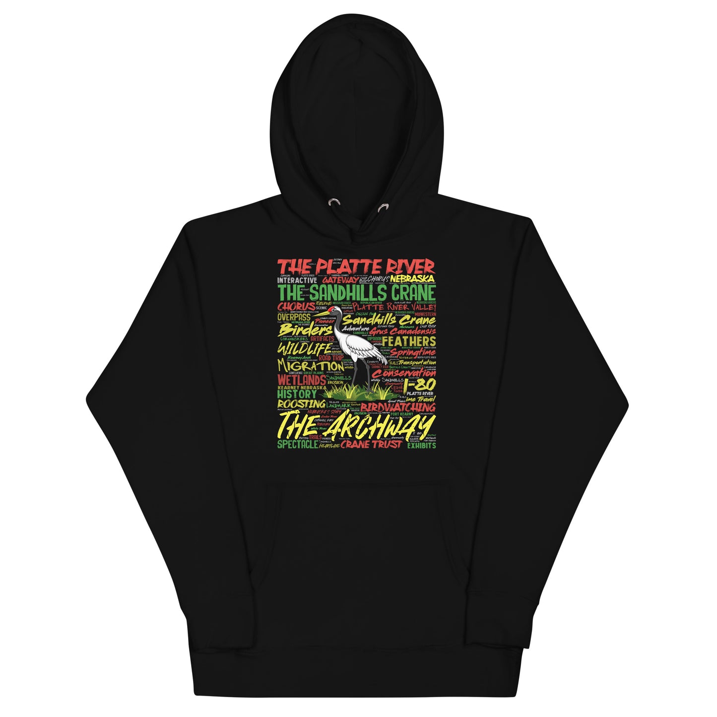 Sandhills Crane Unisex Hoodie