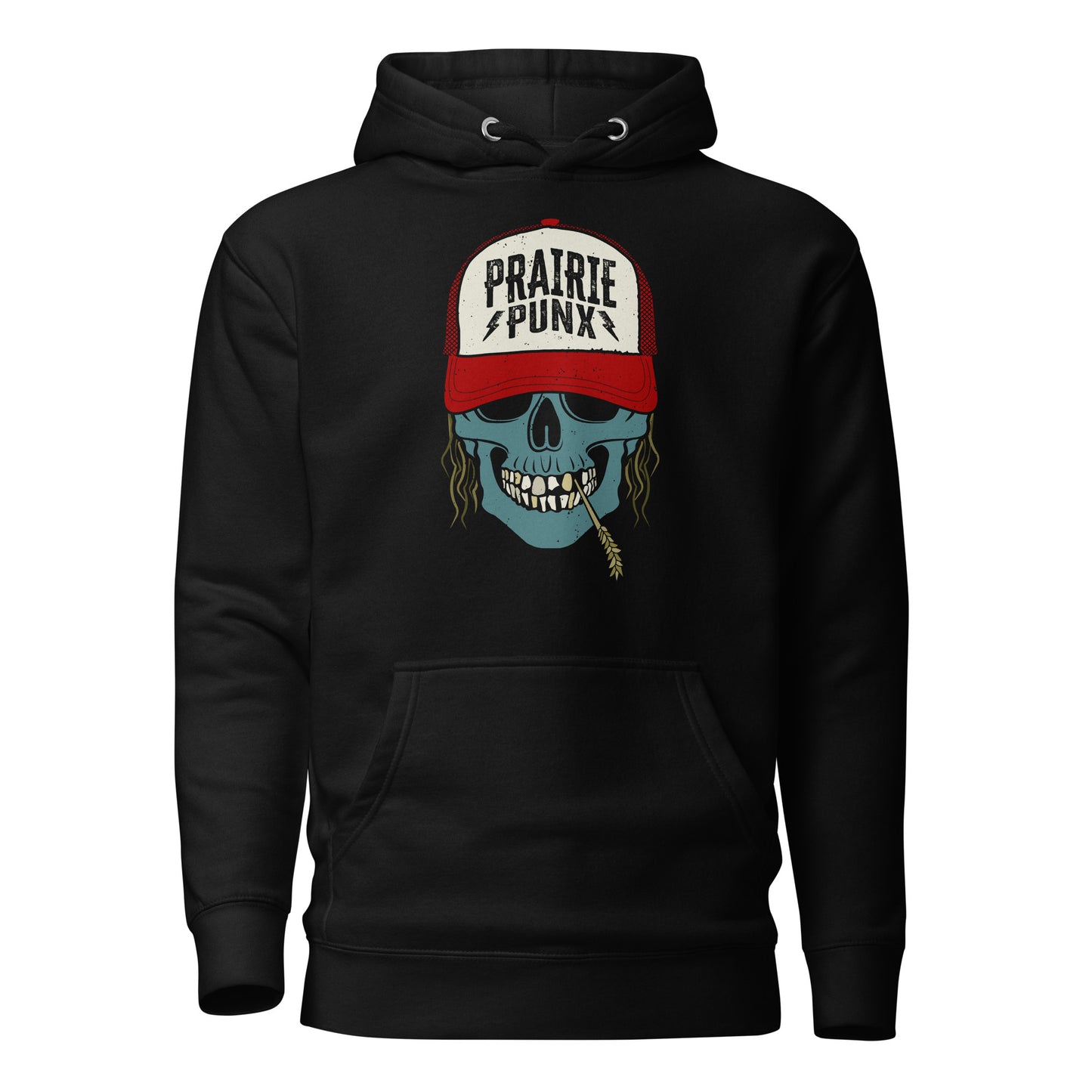 Prairie Punx Skull Hoodie