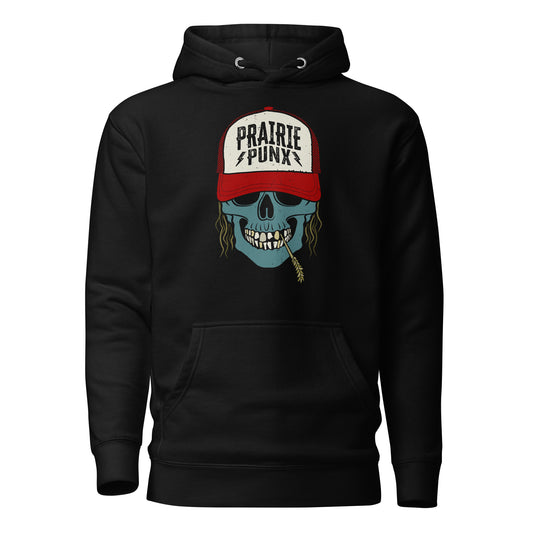 Prairie Punx Skull Hoodie