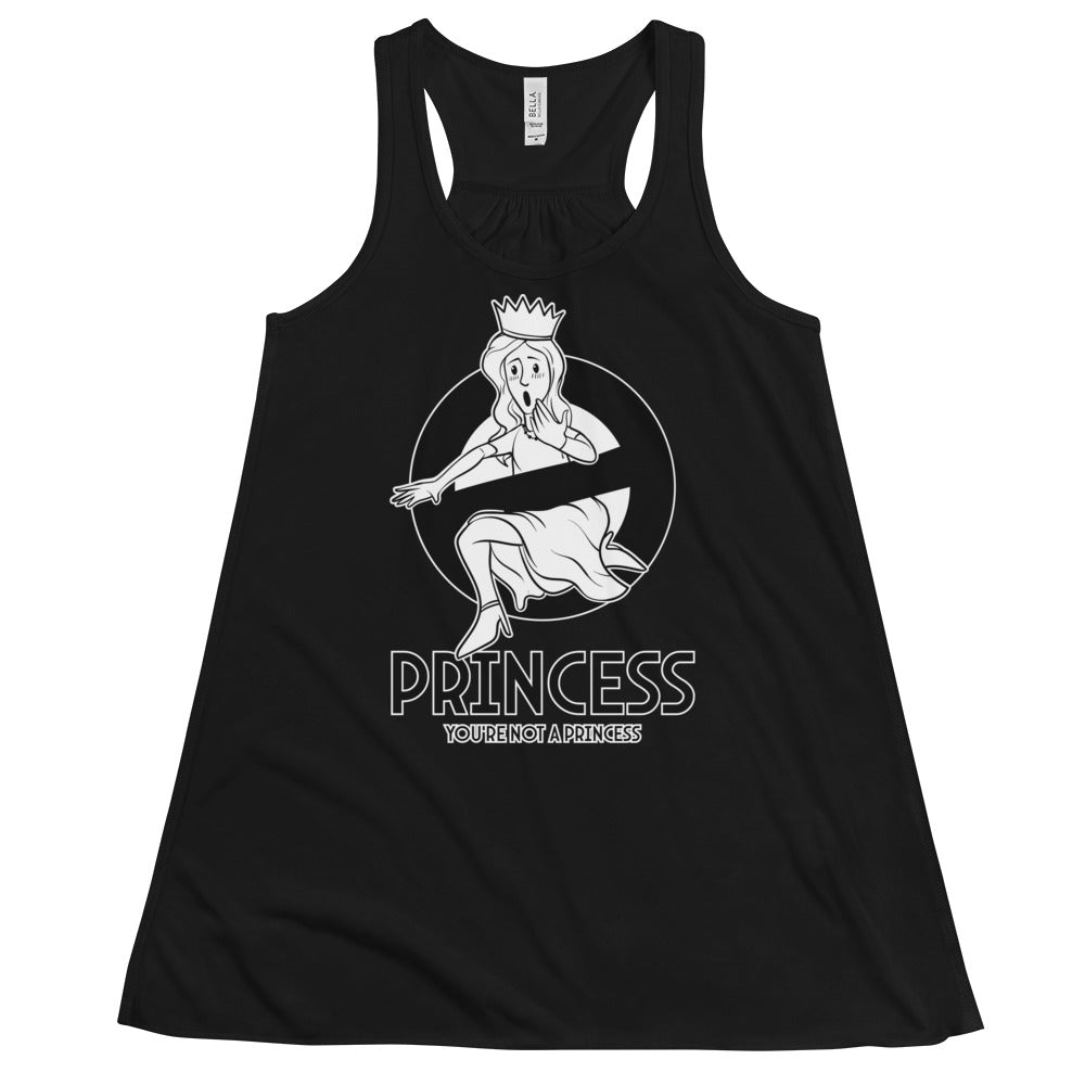 Women's Princess Sign Flowy Racerback Tank